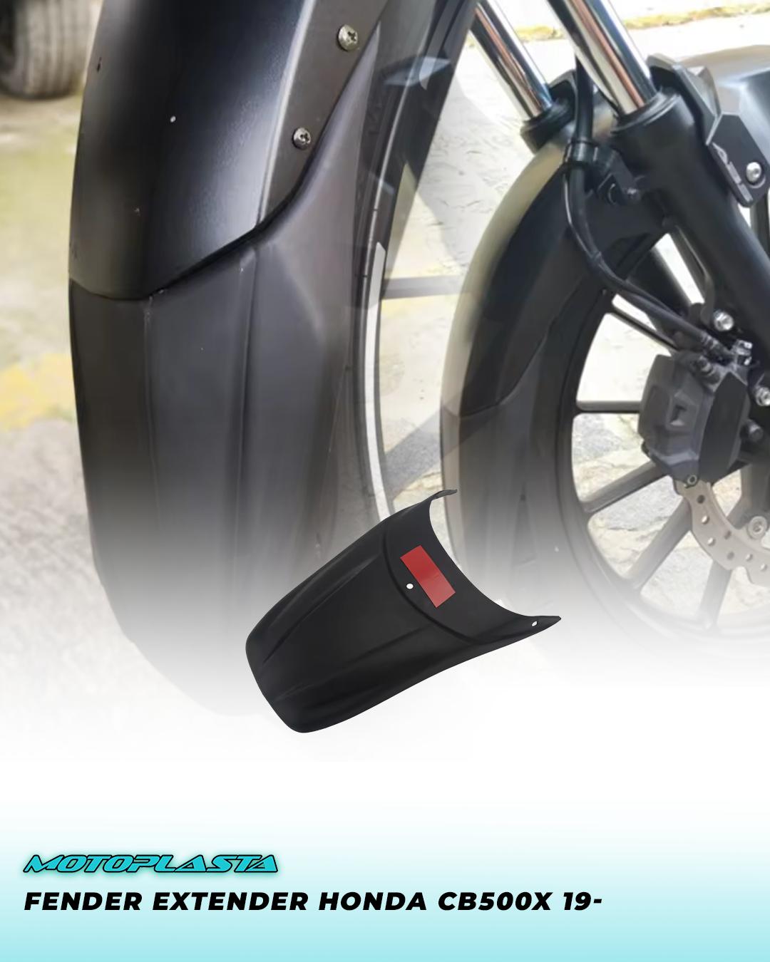 MOTOPLASTA Fender Extender Honda CB500X 19- Sambungan Spakbor Depan