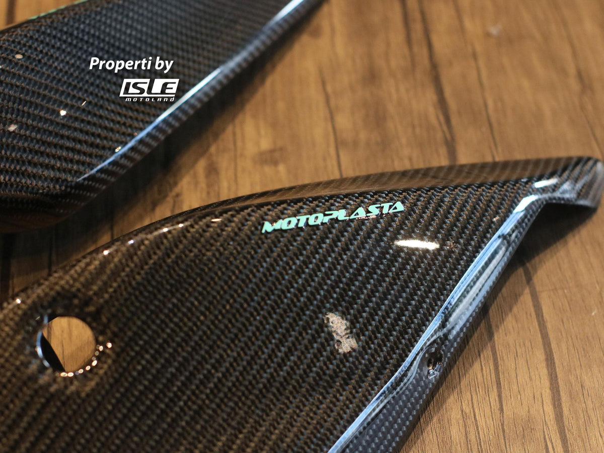 MOTOPLASTA Rear Side Body Belakang Carbon Kawasaki New Ninja 250 FI '18-Up