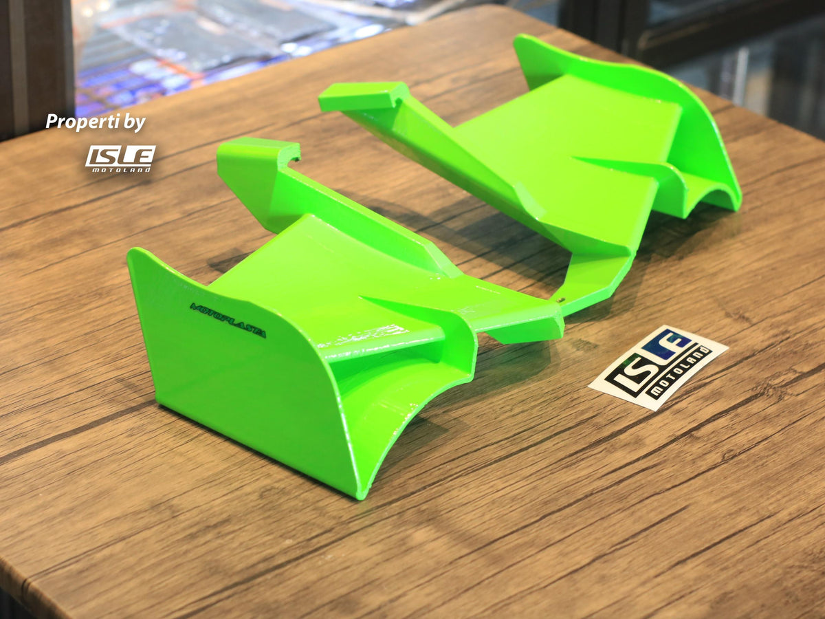 MOTOPLASTA Side Winglet Spoiler Model Aprilia Carbon Kawasaki ZX25R, ZX25RR, ZX4RR