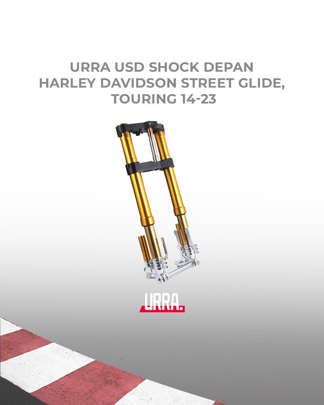 URRA USD Shock Depan Upside Down Harley Davidson Street Glide, Touring 14–23