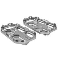Footboard Footstep Extension Pedal BMW G310 R/GS, R1200, R1250 GS - Titanium Silver URRA