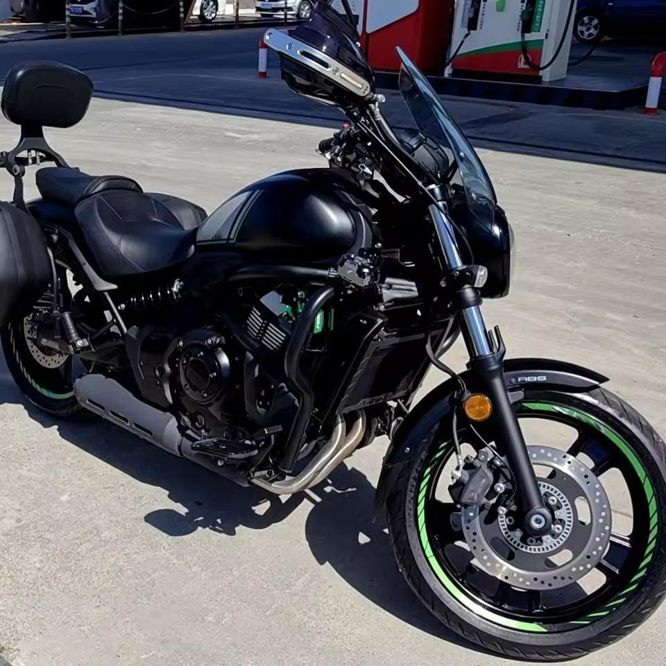 MOTOPLASTA Fender Extender Kawasaki Vulcan S 650 Sambungan Spakbor Depan