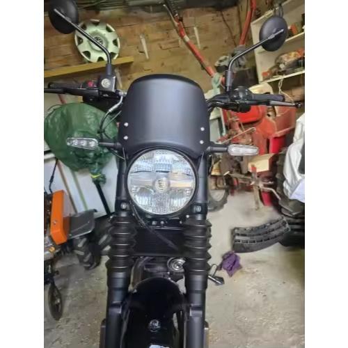 MOTOPLASTA Windscreen Naked Universal High Center / High Side Holes Visor Windshield