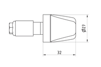 CNC RACING Bar End Italy LOOK