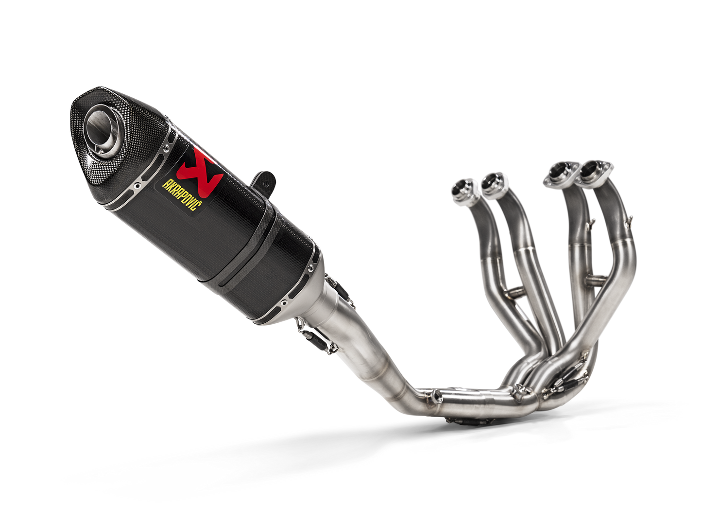 AKRAPOVIC Exhaust Kawasaki ZX6R /  ZX636 25' Full System Carbon Racing Line