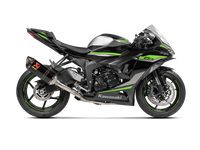 AKRAPOVIC Exhaust Kawasaki ZX6R /  ZX636 25' Full System Carbon Racing Line