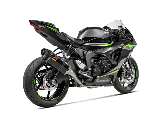 AKRAPOVIC Exhaust Kawasaki ZX6R /  ZX636 25' Full System Carbon Racing Line