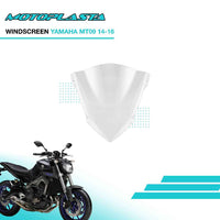 MOTOPLASTA Windscreen Yamaha MT09 14-16 / 21-23 / 24-Up