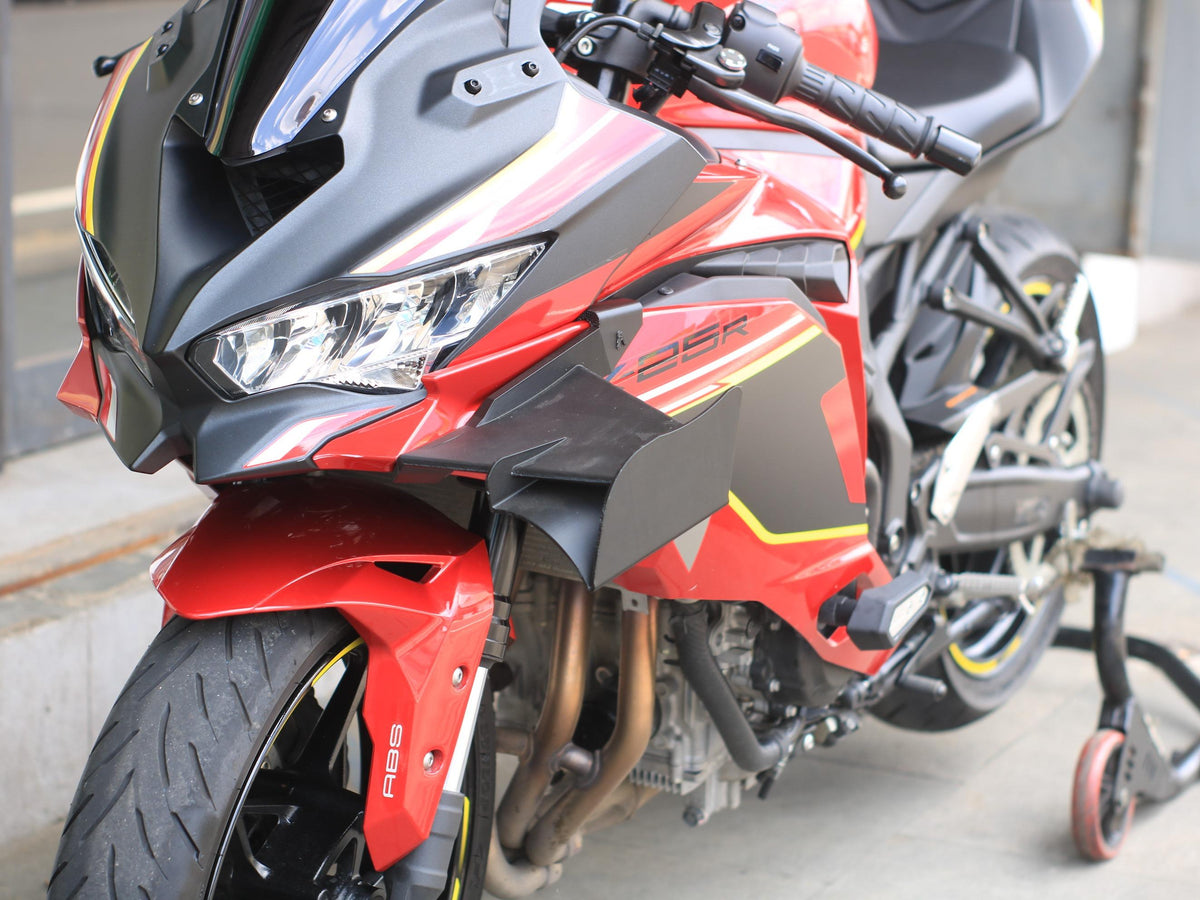 MOTOPLASTA Side Winglet Spoiler Model Aprilia Carbon Kawasaki ZX25R, ZX25RR, ZX4RR