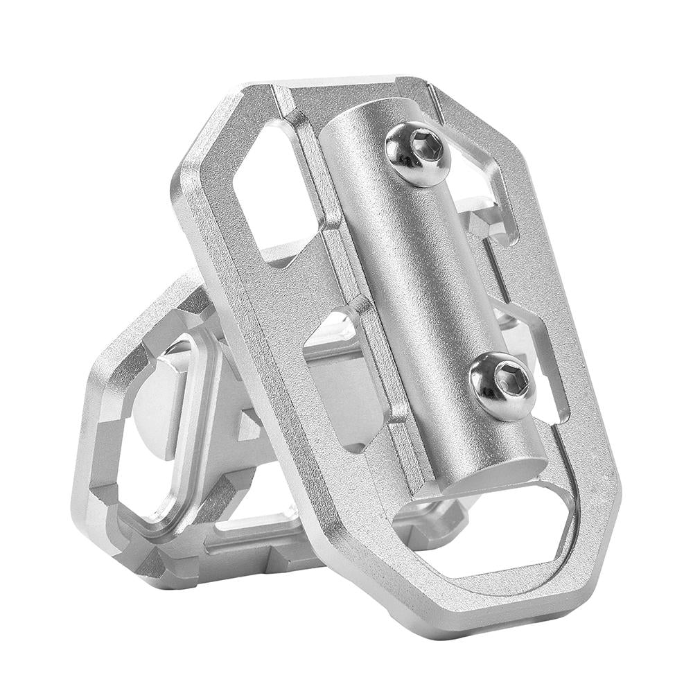 URRA Footboard Footstep Extension Pedal BMW G310 R/GS, R1200, R1250 GS - Titanium Silver