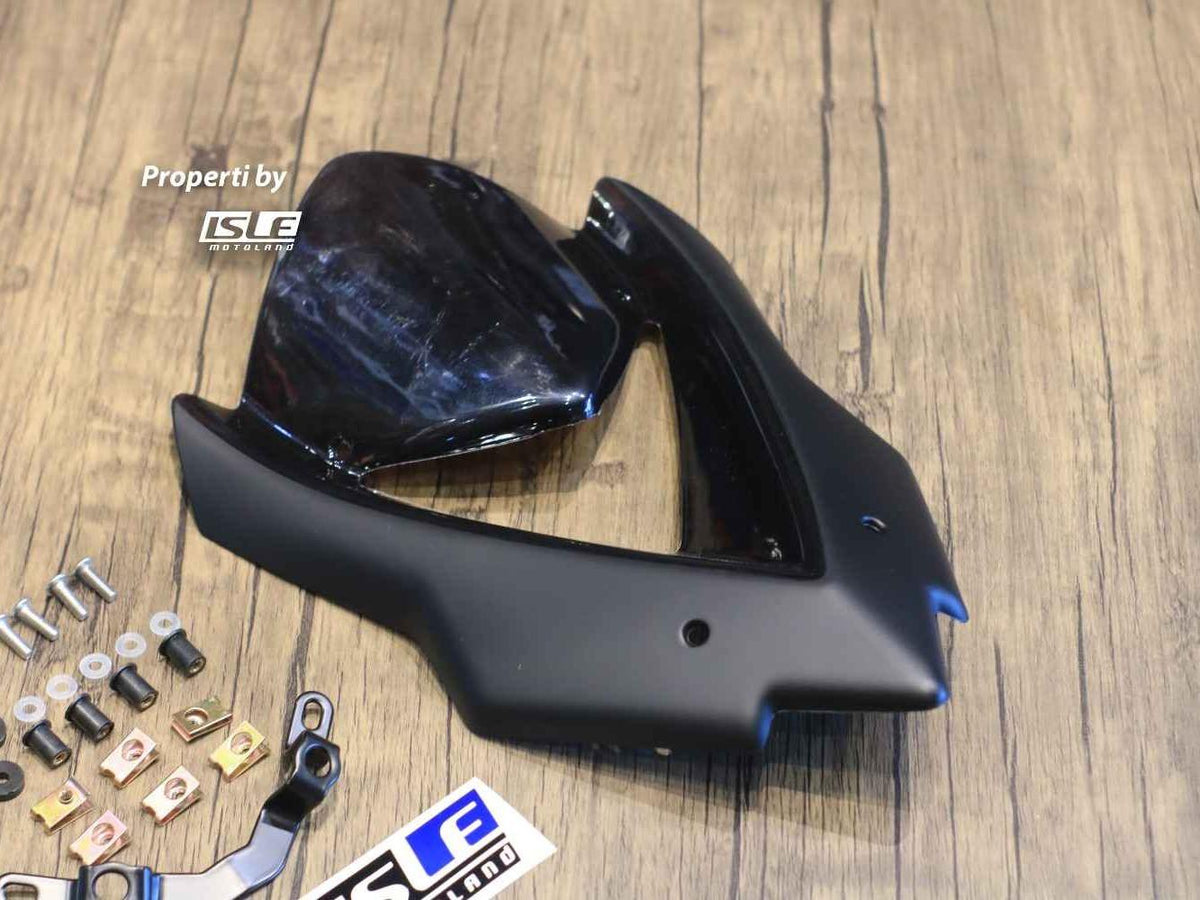 MOTOPLASTA Visor Windscreen Kawasaki Z1000 Sugomi 14- Visor Windshield - Black Smoke