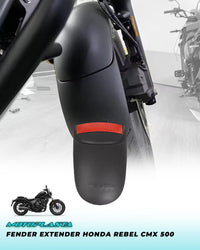 MOTOPLASTA Fender Extender Honda Rebel CMX 500 Sambungan Spakbor Depan