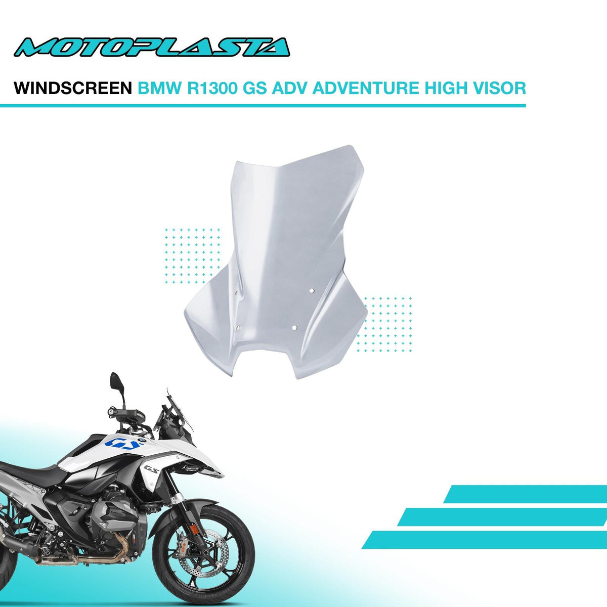 MOTOPLASTA Windscreen BMW R1300 GS ADV Adventure Visor Windshield