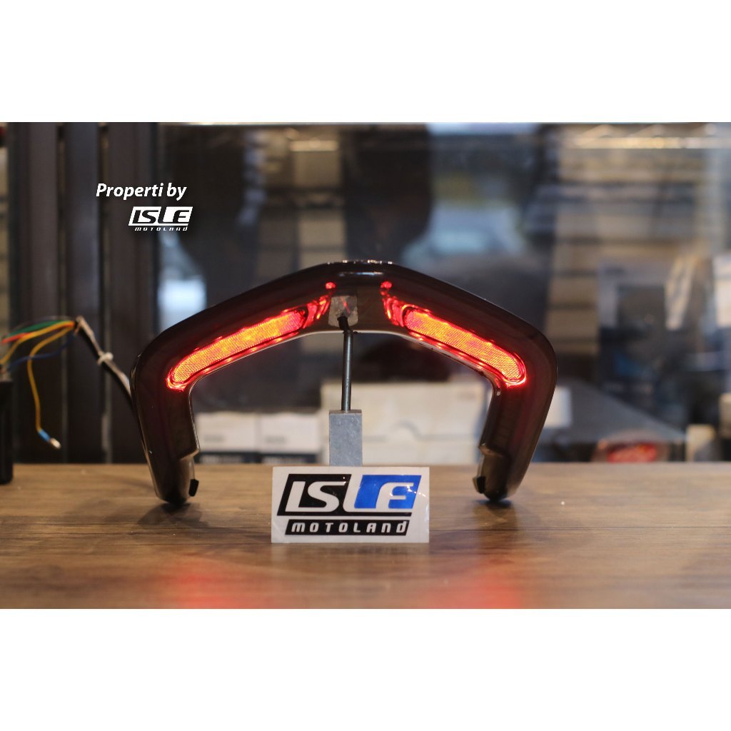 MINNAMOTO Stoplamp 3 in 1 Ducati Panigale V4, V2, V4S, V4R / Streetfighter LED Sonar Bar Lampu Rem Belakang + Sein