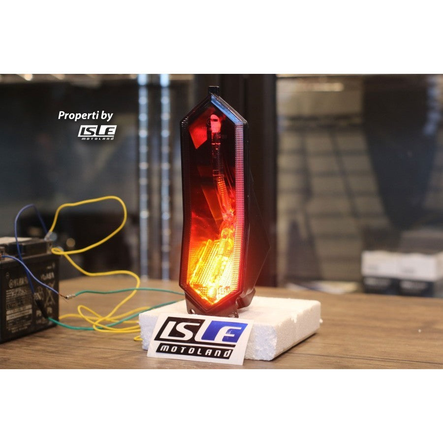 MINNAMOTO Stoplamp 3 in 1 Yamaha R1 / R1M '15-Up / R6 '17-Up Lampu Rem Belakang + Sein