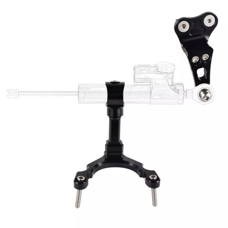 MINNAMOTO Bracket Steering Damper Kawasaki ZX25R, Ninja 250 FI New / Old, ZX6R, ZX636, Z800, Z1000 Sugomi, Z250, Z900 17-19, Z900 20-Up, Z900 RS
