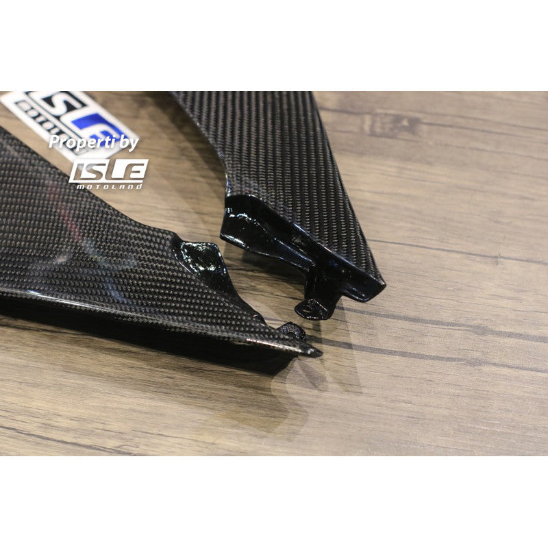 Side Panel Kawasaki New Ninja 250 Facelift 2018 Carbon Kevlar