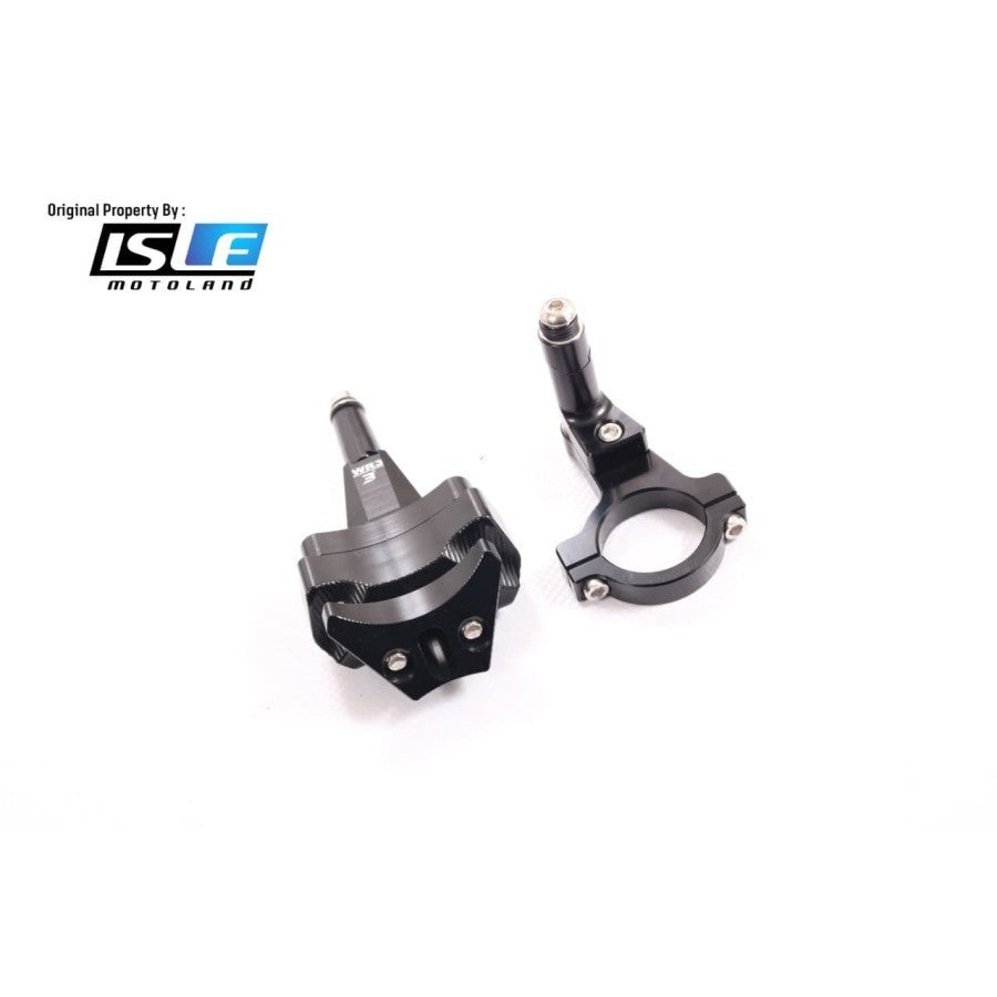 MINNAMOTO Bracket Steering Damper Kawasaki ZX25R, Ninja 250 FI New / Old, ZX6R, ZX636, Z800, Z1000 Sugomi, Z250, Z900 17-19, Z900 20-Up, Z900 RS