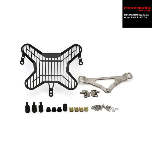 MINNAMOTO Headlamp Protector Guard BMW R1300 GS ADV Adventure Pelindung Lampu Depan