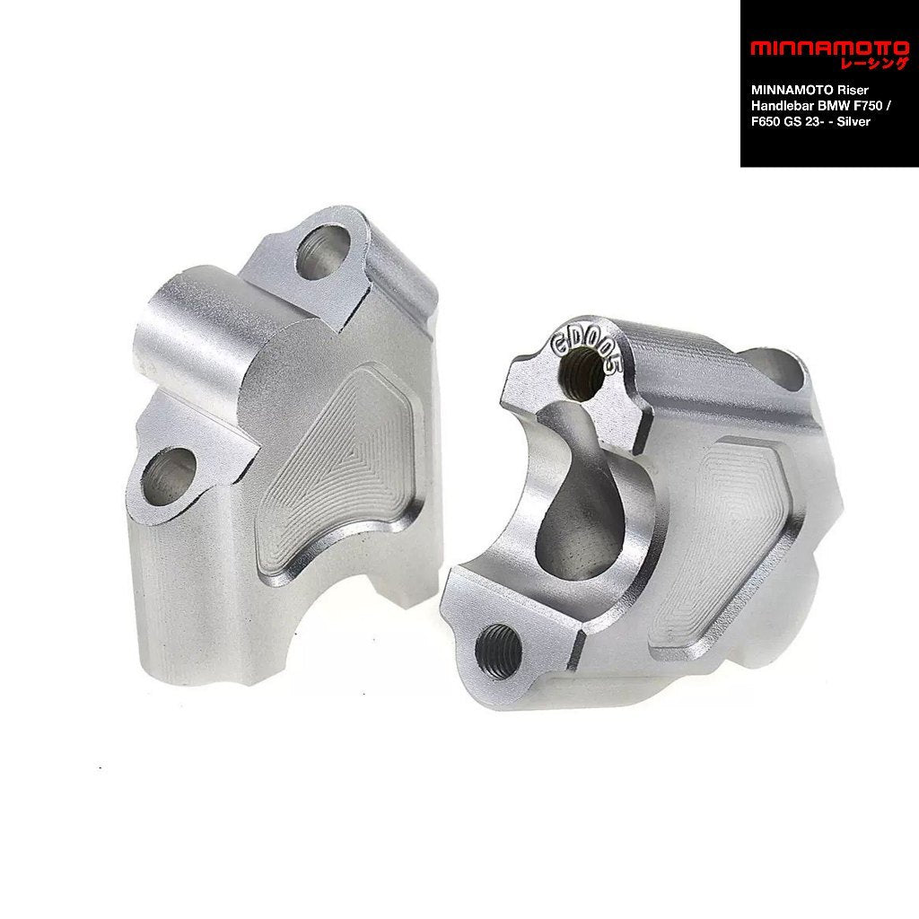 MINNAMOTO Riser Handlebar Peninggi Stang BMW F750 / F650 GS 2023 – Silver