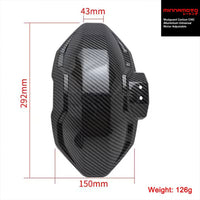 MINNAMOTO Mudguard Carbon CNC Aluminium Universal Motor Adjustable