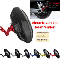 MINNAMOTO Mudguard Carbon CNC Aluminium Universal Motor Adjustable