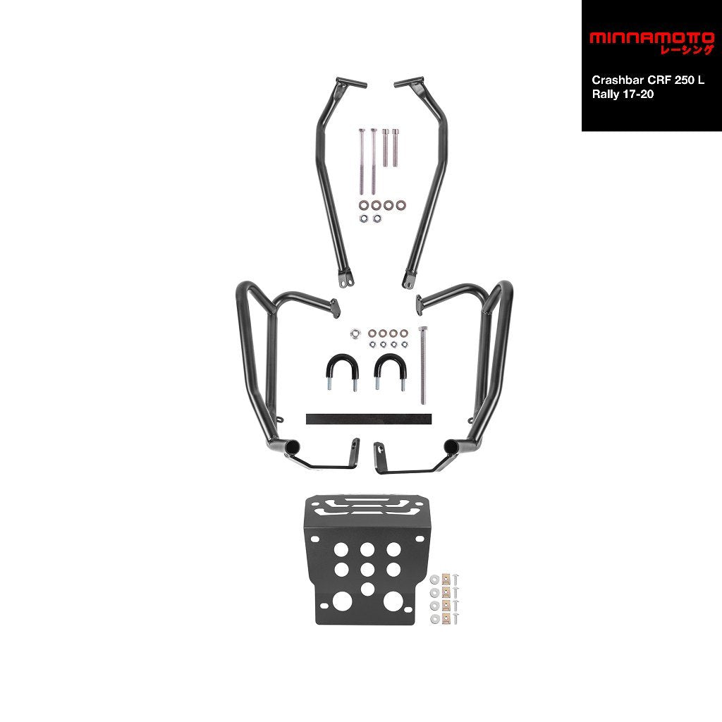 MINNAMOTO Crash Bar + Skid Plate Honda CRF 250 Rally 17-20