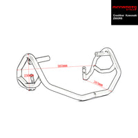 MINNAMOTO Crash Bar Kawasaki Z900 RS Pelindung Mesin