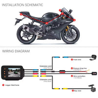 MINNAMOTO Dashcam Race Motor Recorder Camera