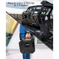MINNAMOTO Fuel Tank Gasoline Oil Portable 5 Liter Jerry Can Jerigen Bensin / Solar / Oli / Bahan Bakar Touring