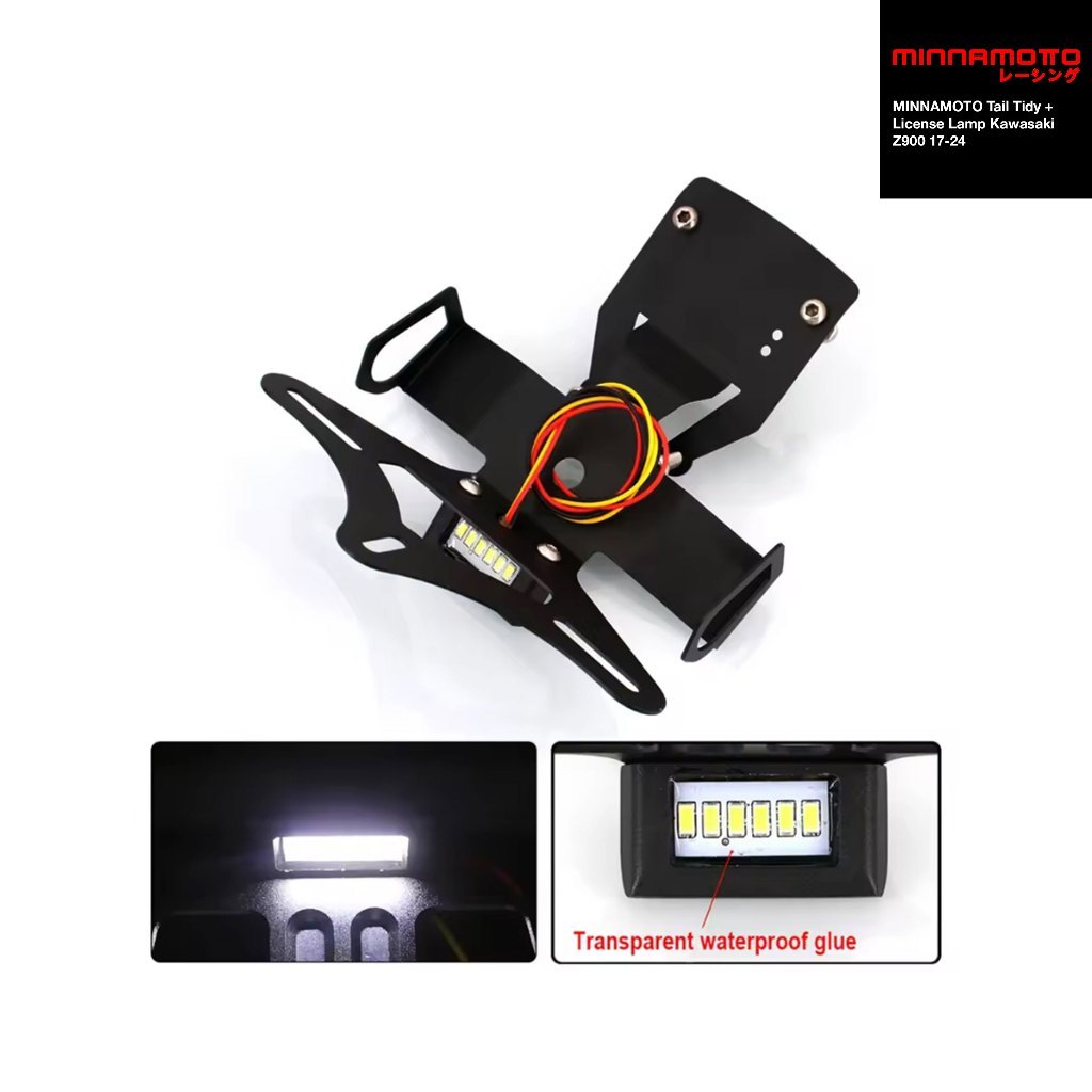 MINNAMOTO Tail Tidy + License Lamp Kawasaki Z900 17-24 / Z900 RS Dudukan Plat