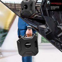 MINNAMOTO Fuel Tank Gasoline Oil Portable 5 Liter Jerry Can Jerigen Bensin / Solar / Oli / Bahan Bakar Touring