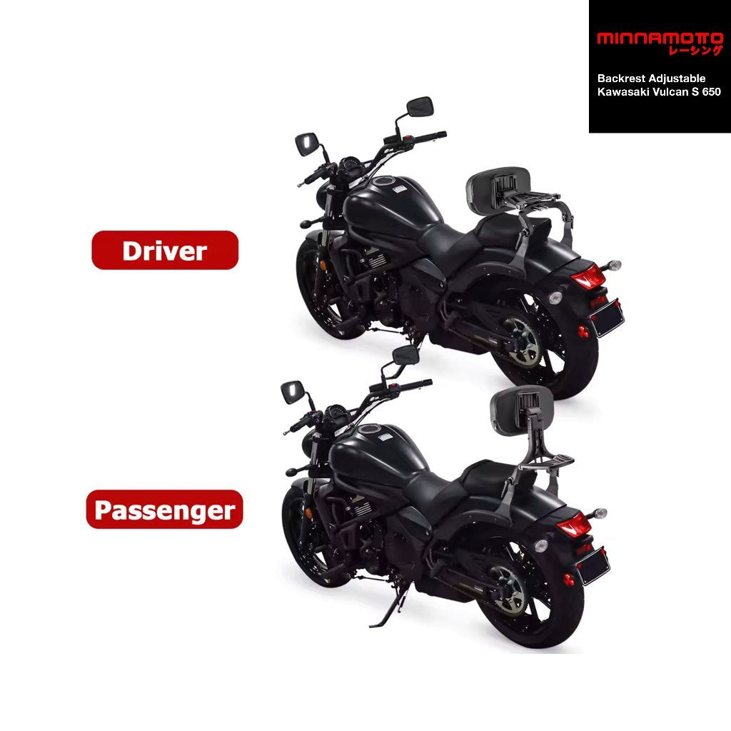 MINNAMOTO Backrest Kawasaki Vulcan S 650 / Sandaran Jok Original JP