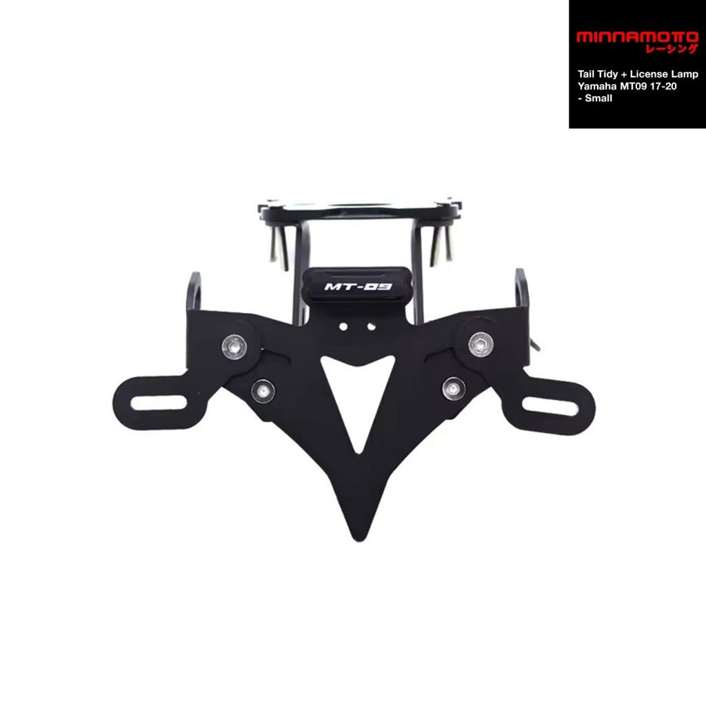 MINNAMOTO Tail Tidy + License Lamp Yamaha MT-09 17–20 / 21–23 Dudukan Plat + Lampu