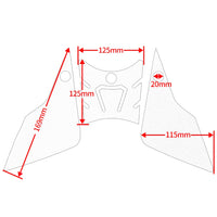 PROF.COMFORTO Side + Center Tankpad Yamaha MT09 Tracer 900 GT 15-20