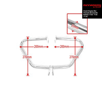 MINNAMOTO Crash Engine Bar Triumph Bonneville Bobber T100 / T120 17-24