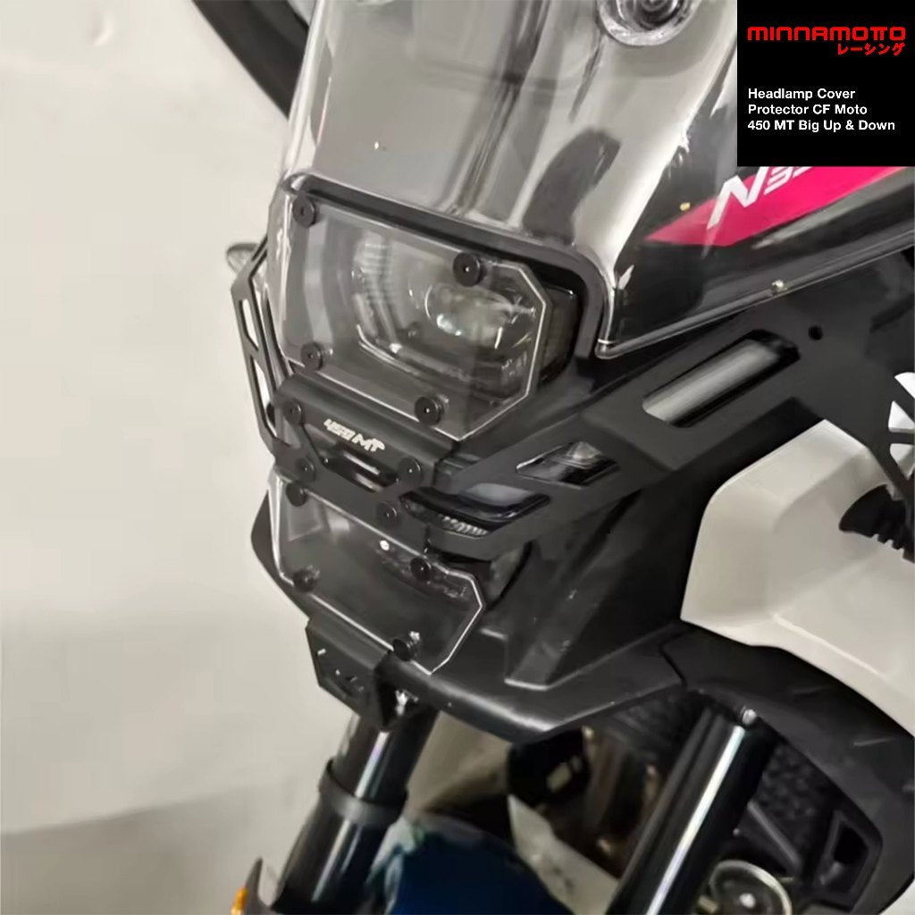 MINNAMOTO Headlamp Cover Protector CF Moto 450 MT - With Mica
