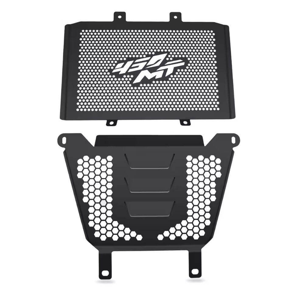 MINNAMOTO Radiator + V-Grill CF Moto 450 MT Pelindung Radiator