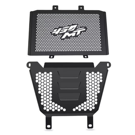MINNAMOTO Radiator + V-Grill CF Moto 450 MT Pelindung Radiator