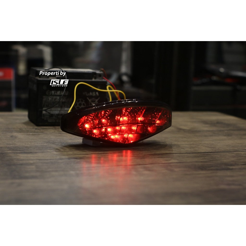 MINNAMOTO Stoplamp 3 in 1 Ducati Monster 659, 696, 795, 796, 1100 EVO Lampu Rem Belakang + Sein