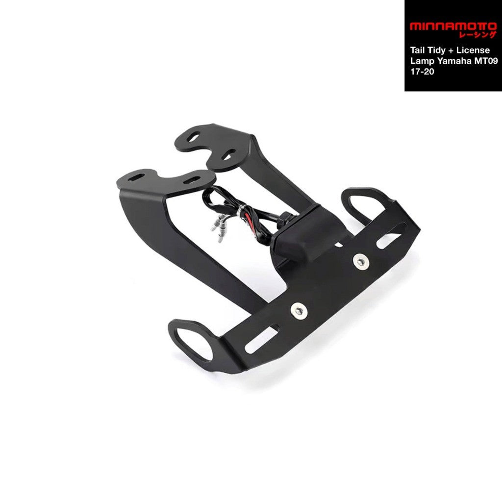 MINNAMOTO Tail Tidy + License Lamp Yamaha MT-09 17–20 / 21–23 Dudukan Plat + Lampu