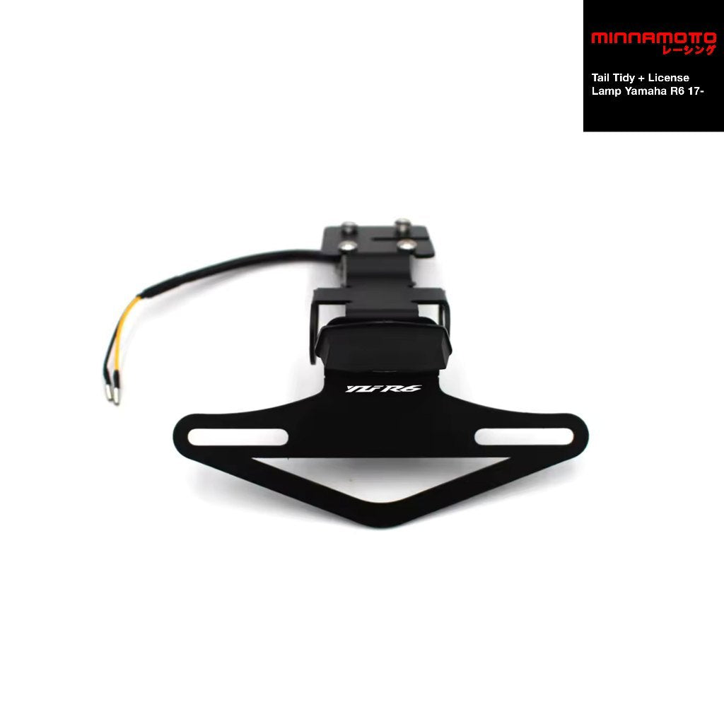 MINNAMOTO Tail Tidy + License Plate Lamp Yamaha R6 17–Up Dudukan Plat