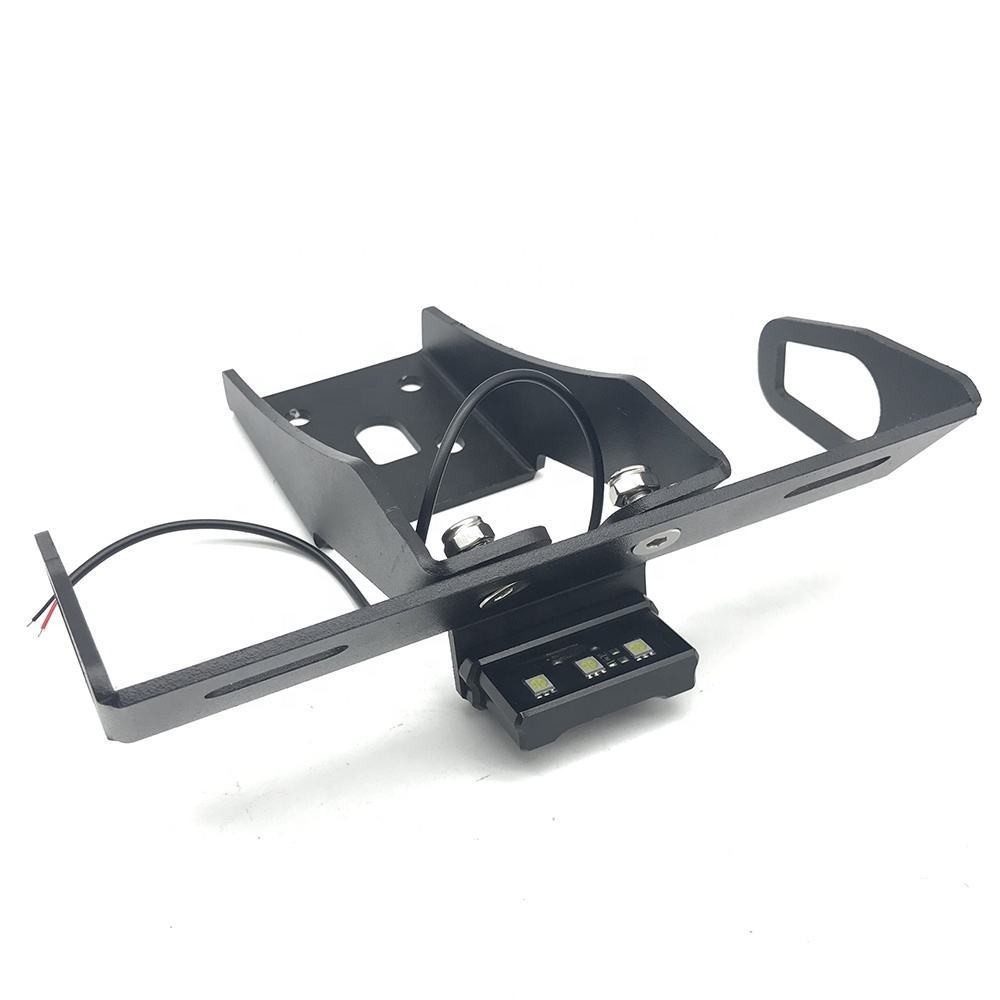 MINNAMOTO Tail Tidy + License Plate Lamp Kawasaki ZX6R 636 09–18 / ZX10R 08–10 Dudukan Plat