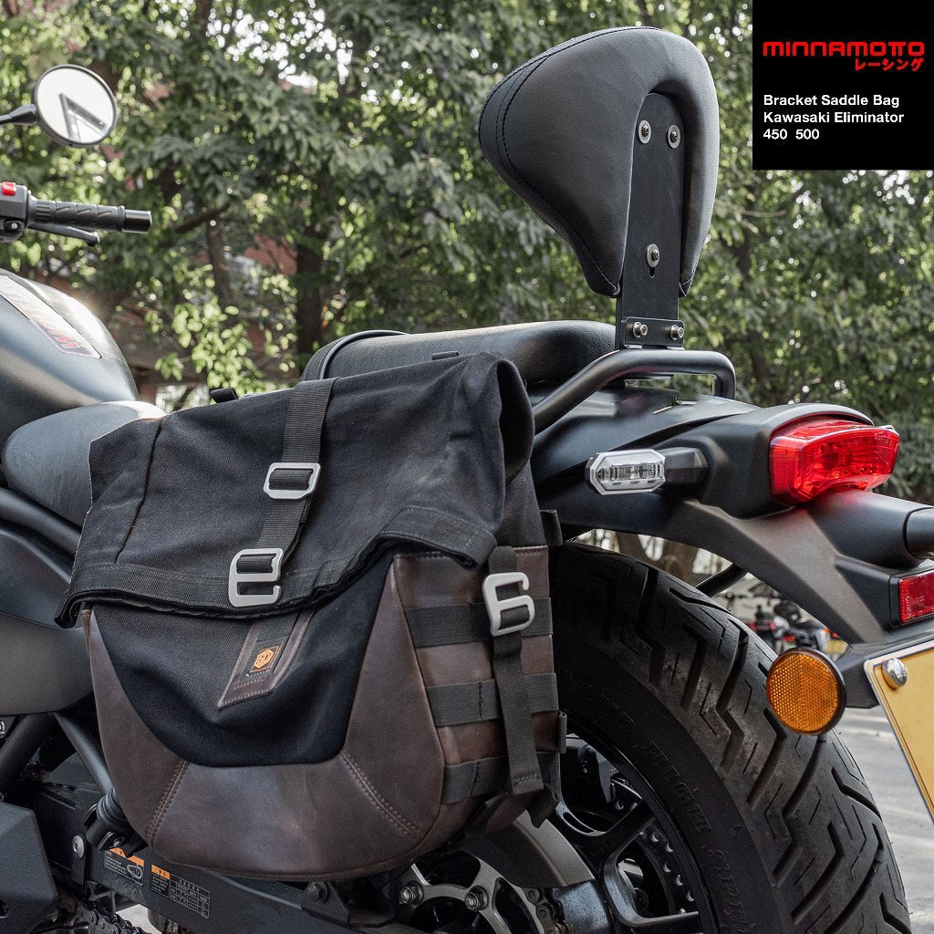 MINNAMOTO Bracket Saddle Bag Kawasaki Eliminator 450 / 500