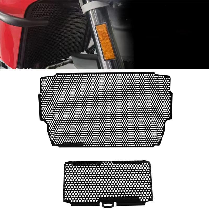 MINNAMOTO Radiator Guard Cover & Downpipe Grille  Ducati Multistrada 950, 1200, 1460 - EVO Pelindung Radiator