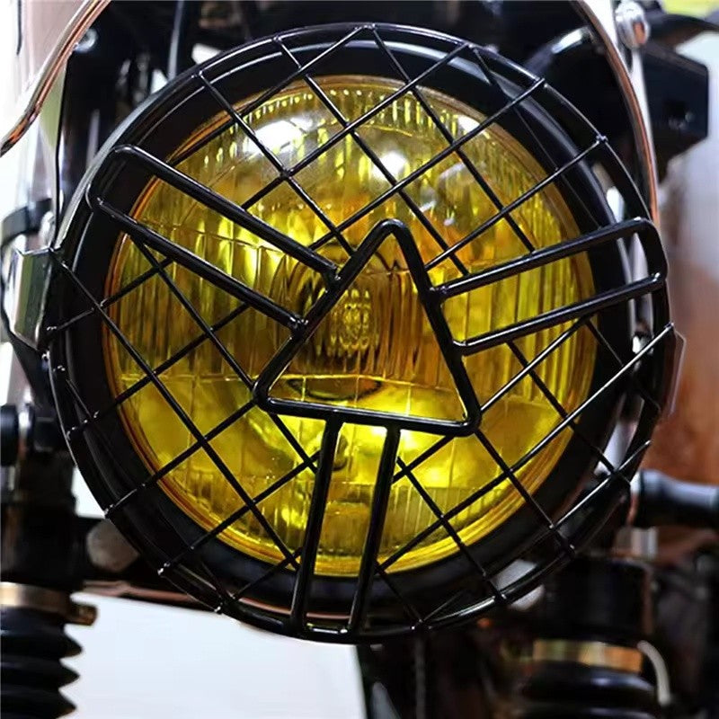 MINNAMOTO Headlamp Guard Naked Universal Cross / Net / Lines / Y Pelindung Lampu Depan