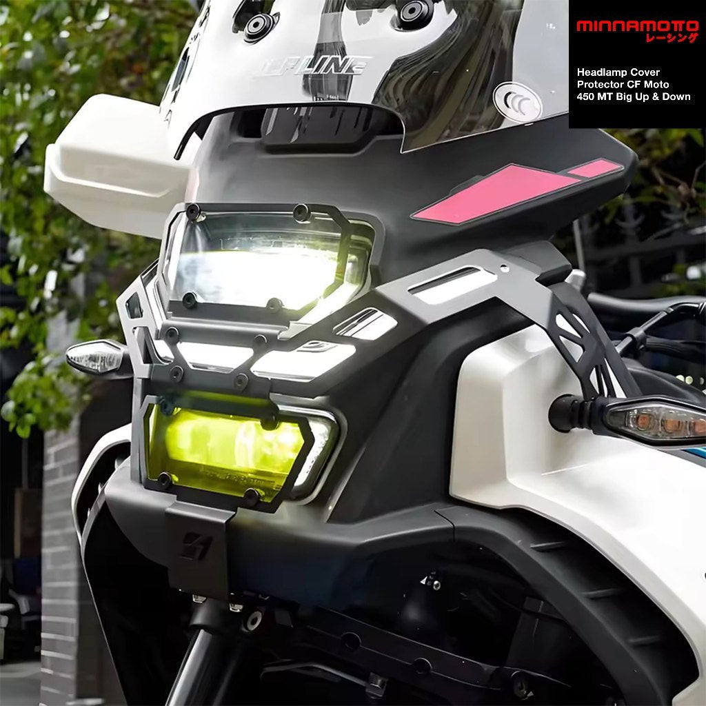 MINNAMOTO Headlamp Cover Protector CF Moto 450 MT - With Mica