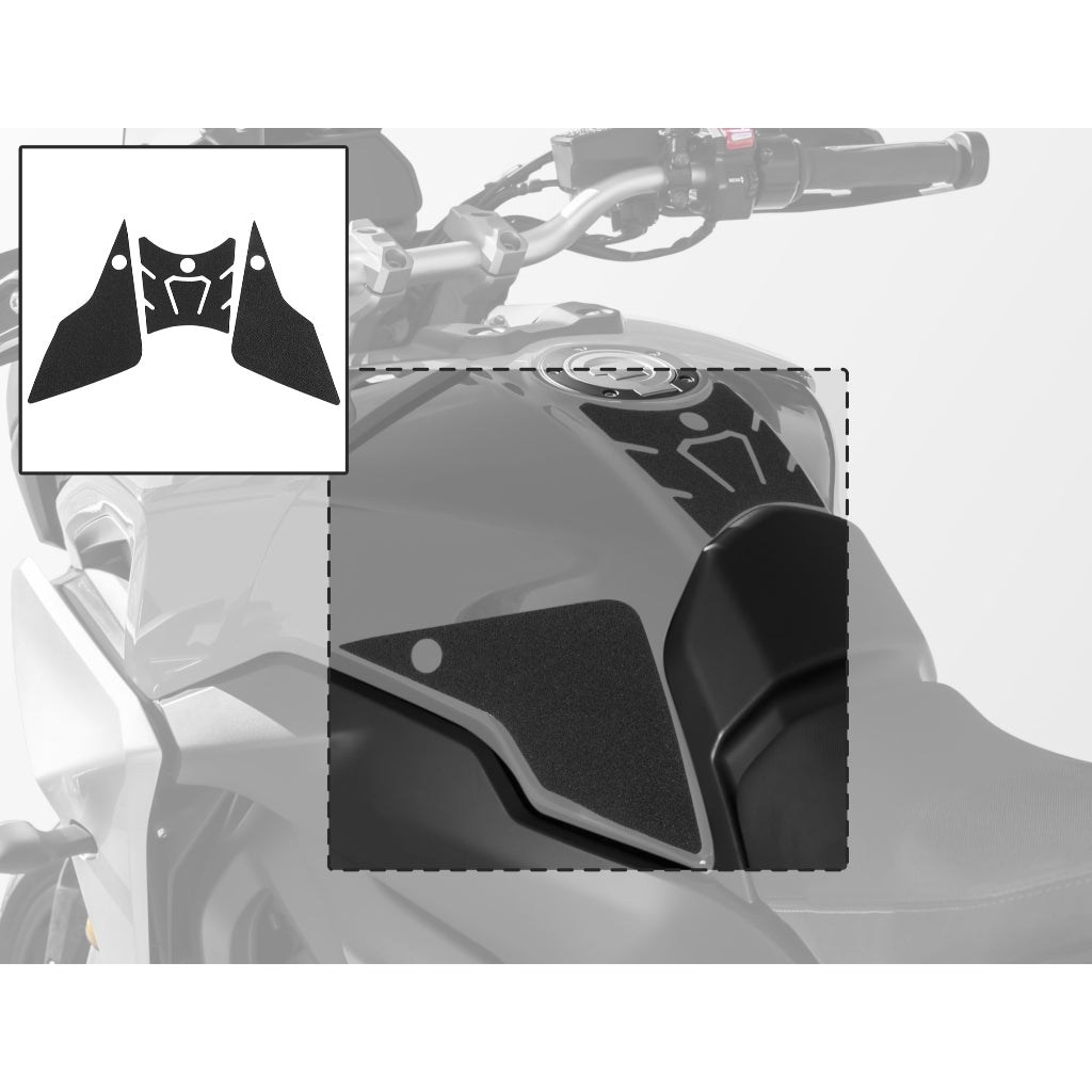 PROF.COMFORTO Side + Center Tankpad Yamaha MT09 Tracer 900 GT 15-20