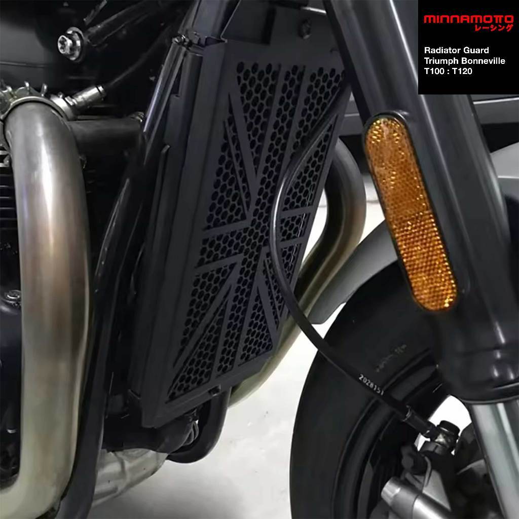 MINNAMOTO Radiator Guard Triumph Bonneville T100 T120 Pelindung Radiator