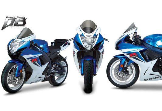 ZEROGRAVITY Windscreen Suzuki GSXR 600 / 750 11-Up Double Bubble Light Smoke